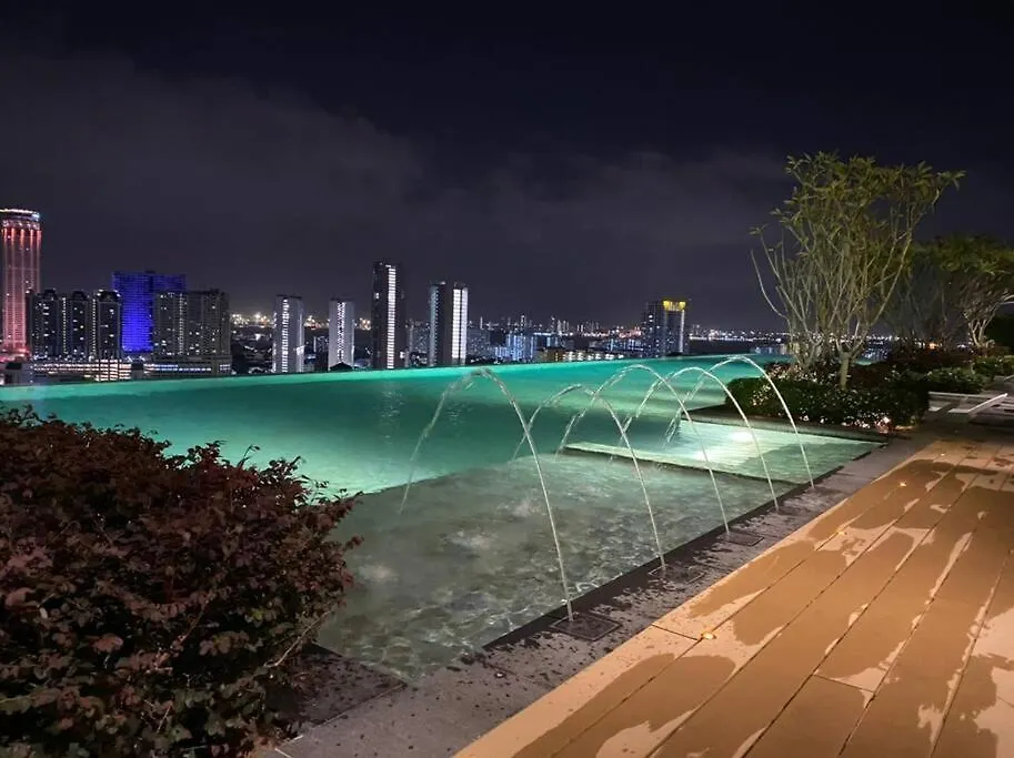 New Georgetown Modern City View 2Br Homestay For 10Pax 无敌美景两房民宿 Beacon Executive Suite 0*, ジョージタウン