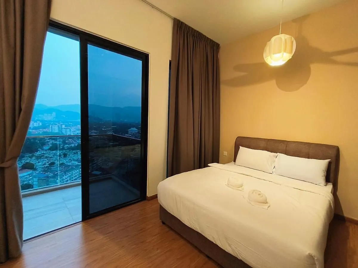 New Georgetown Modern City View 2Br Homestay For 10Pax 无敌美景两房民宿 Beacon Executive Suite