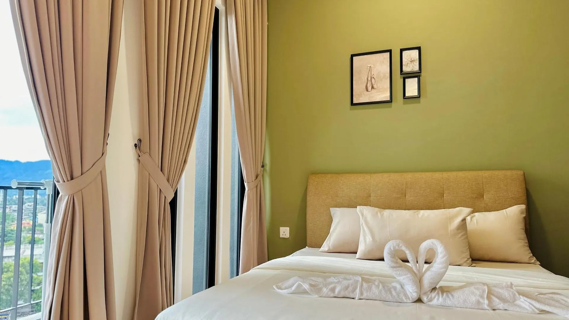 New Georgetown Modern City View 2Br Homestay For 10Pax 无敌美景两房民宿 Beacon Executive Suite 0*, ジョージタウン マレーシア